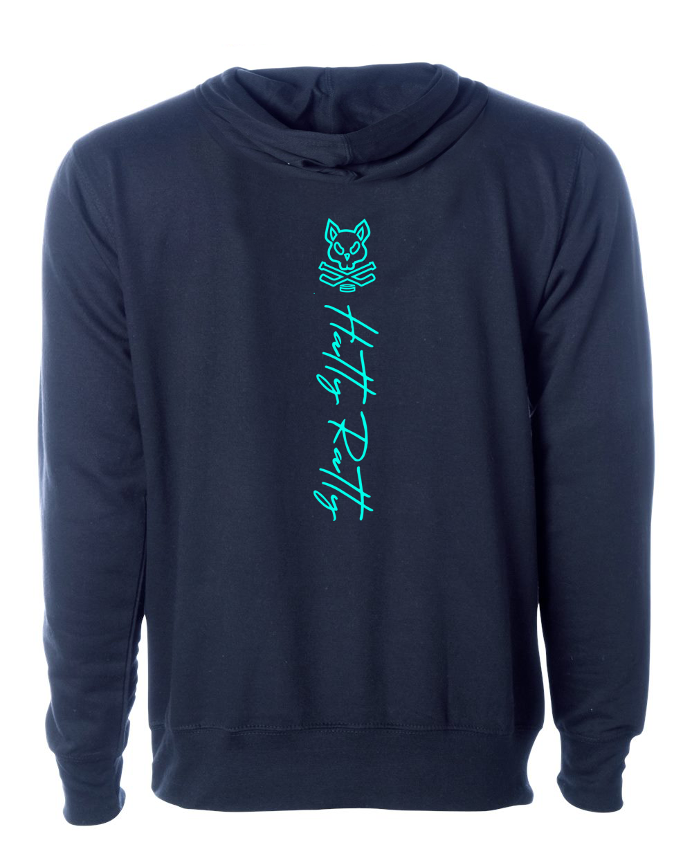 Hatty Ratty™ "Crookie" Hockey Team - Fleece Hoodie - Adult - Navy
