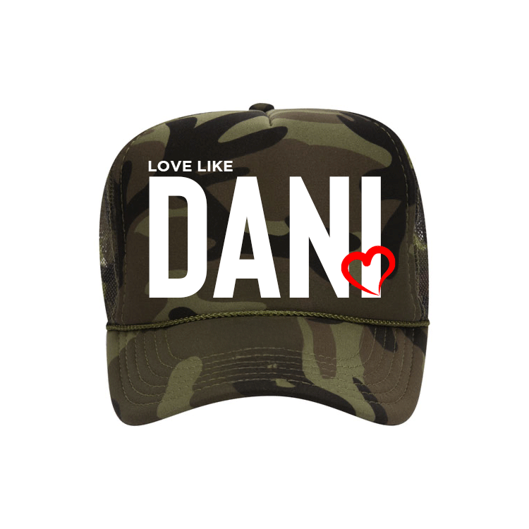 Love Like DANI - Foam Front Trucker - Camo
