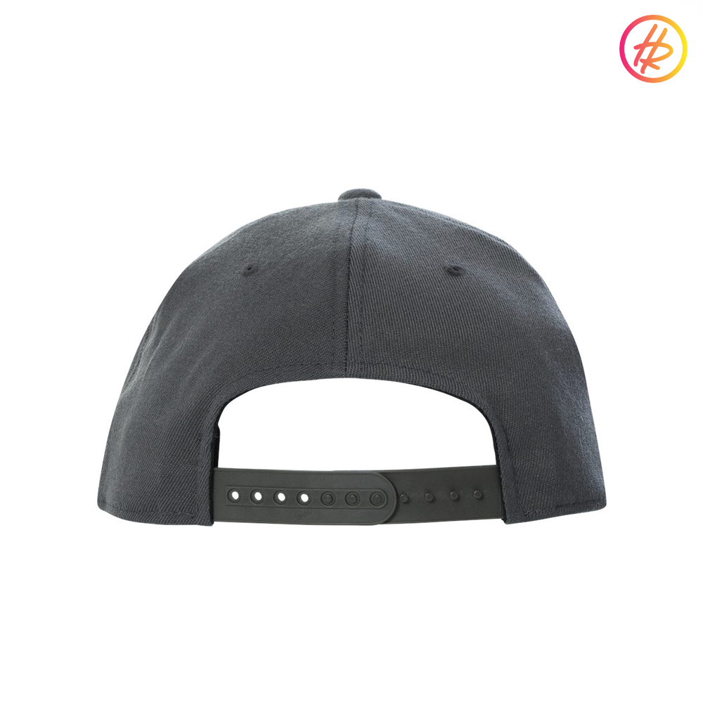 Charcoal Rink Rat Flat Bill Snapback - Customizable
