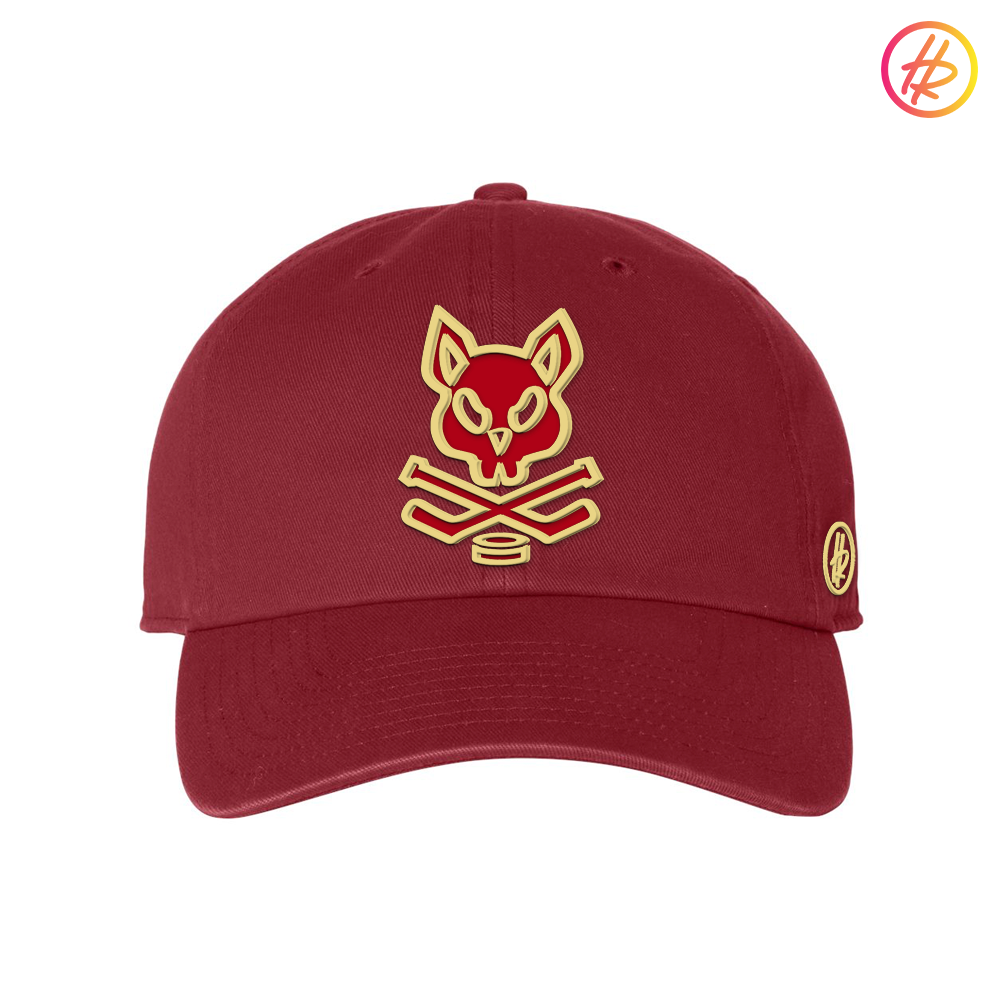 Jr. Coyotes + Hatty Ratty™ - Dad Hat - Sedona Red