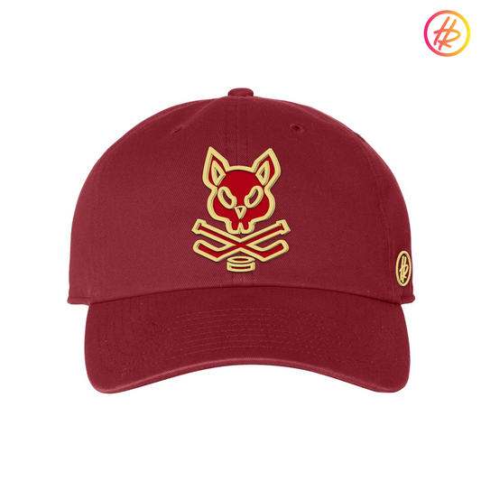 Jr. Coyotes + Hatty Rattyโข - Dad Hat - Sedona Red