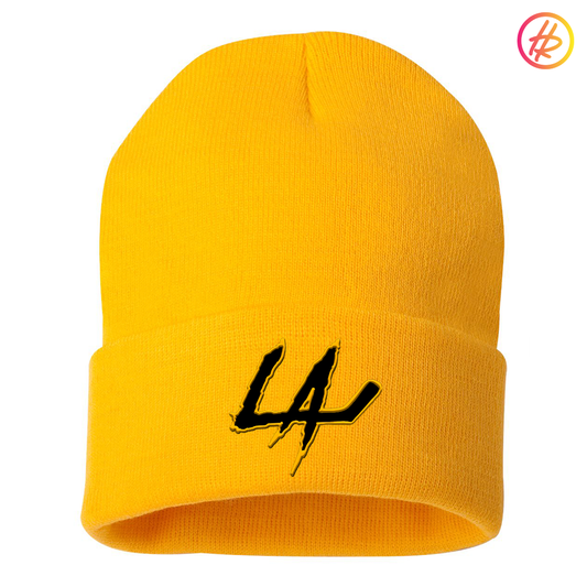 LA LEGENDS + Hatty Ratty™ LA HOCKEY - Long Beanie - GOLD