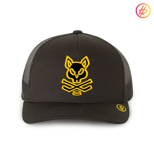 LA LEGENDS + Hatty Ratty™ RINK RAT - Mid Profile Trucker - BLACK