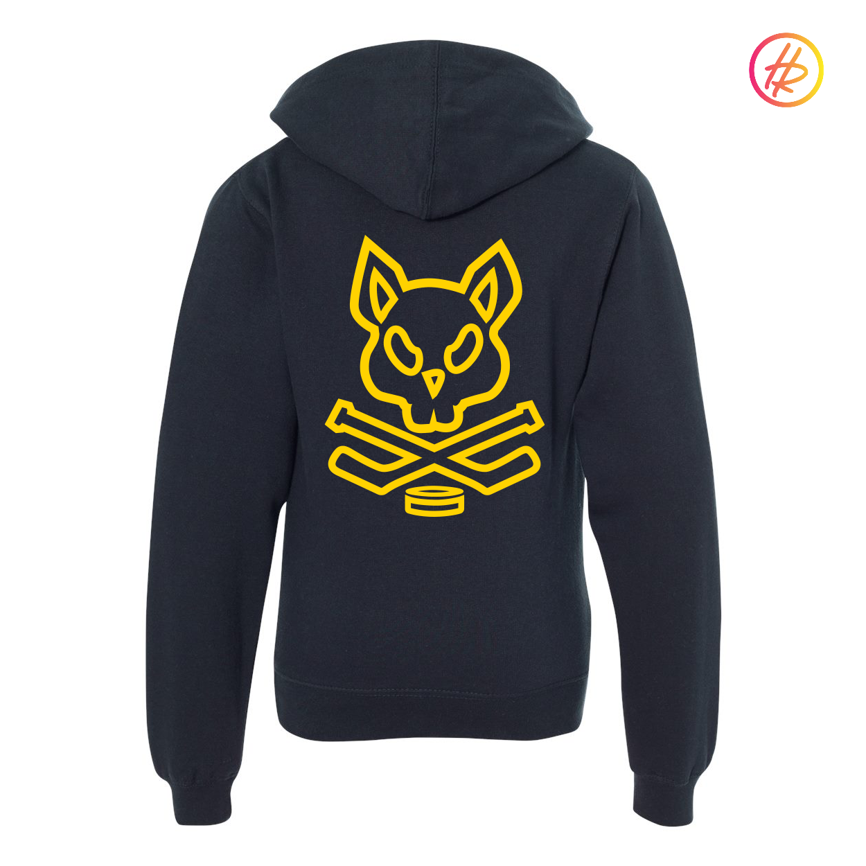 Goldrush + Hatty Ratty - Fleece Hoodie - Youth - Navy