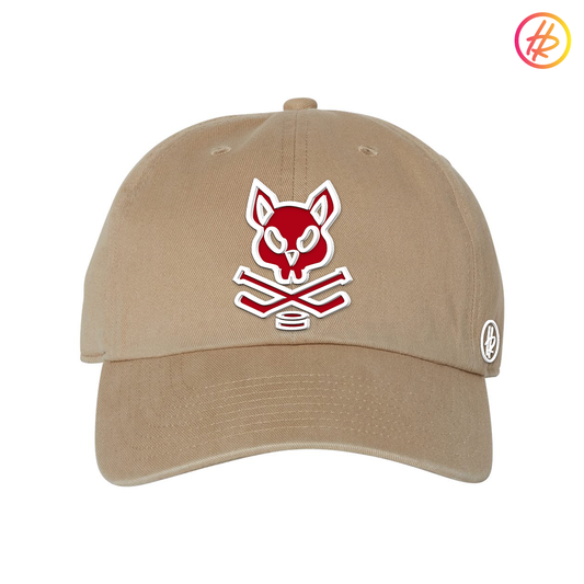 Jr. Coyotes + Hatty Rattyโข - Dad Hat - Khaki