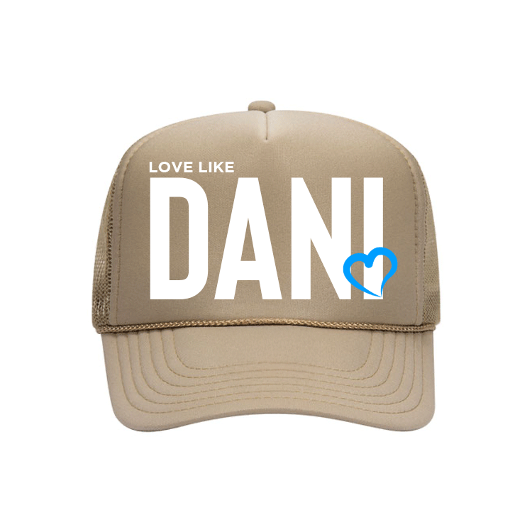 Love Like DANI - Foam Front Trucker - Khaki