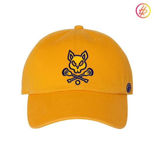Gold LAX Rat Dad Hat - Customizable