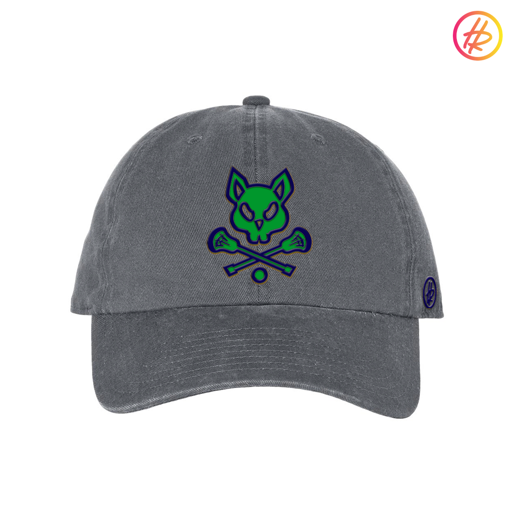 Charcoal LAX Rat Dad Hat - Customizable