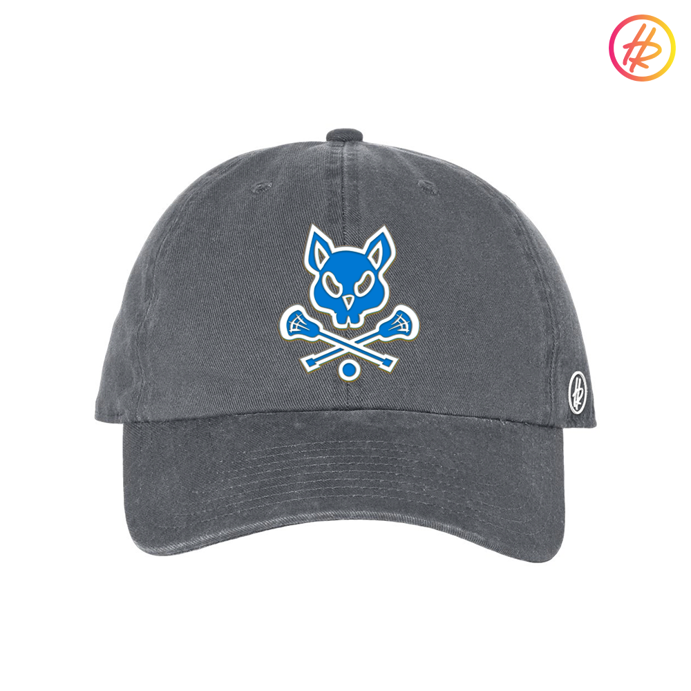 Charcoal LAX Rat Dad Hat - Customizable