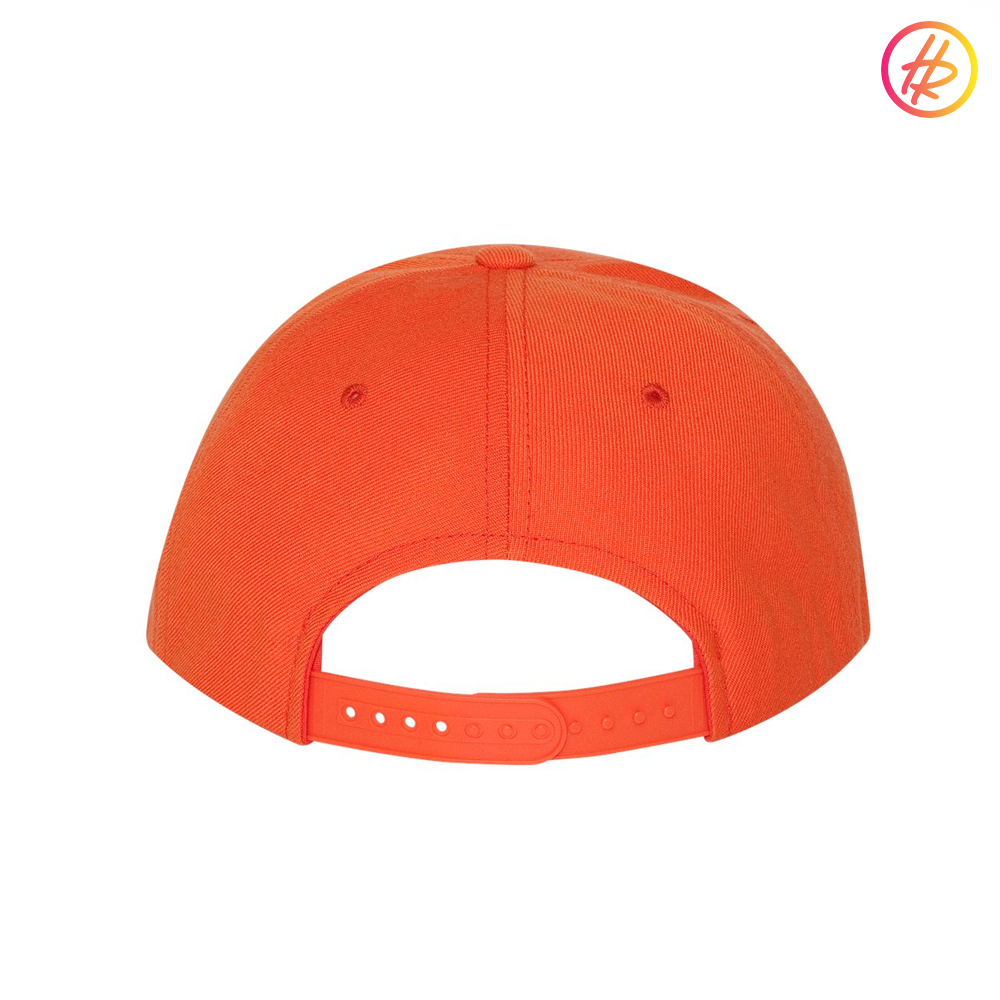 Orange Rink Rat Flat Bill Snapback - Customizable