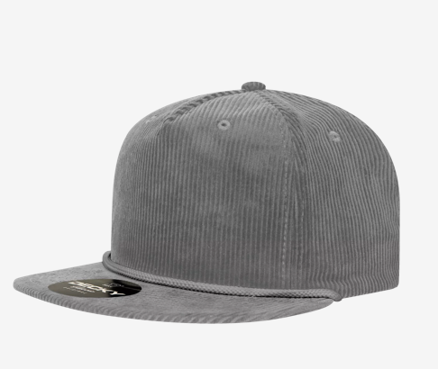 6043 - 5 Panel High Profile Relaxed Corduroy Hat