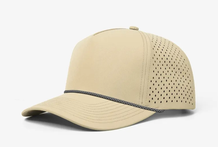6526P - 5 Panel Laser Performance Golf Rope Hat