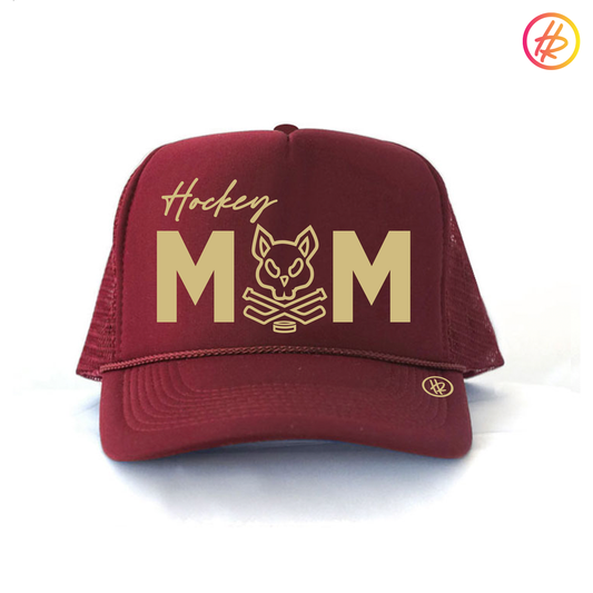 Jr. Coyotes + Hatty Rattyโข - Foam Trucker - Hockey Mom