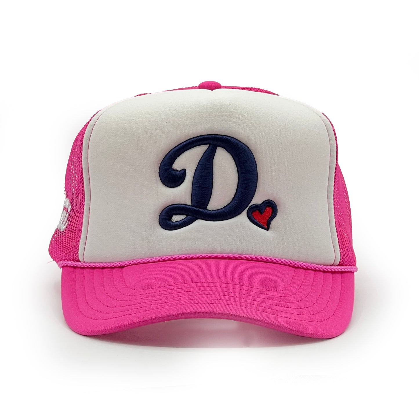 Team Dani - Foam Front Trucker - Neon Pink & White