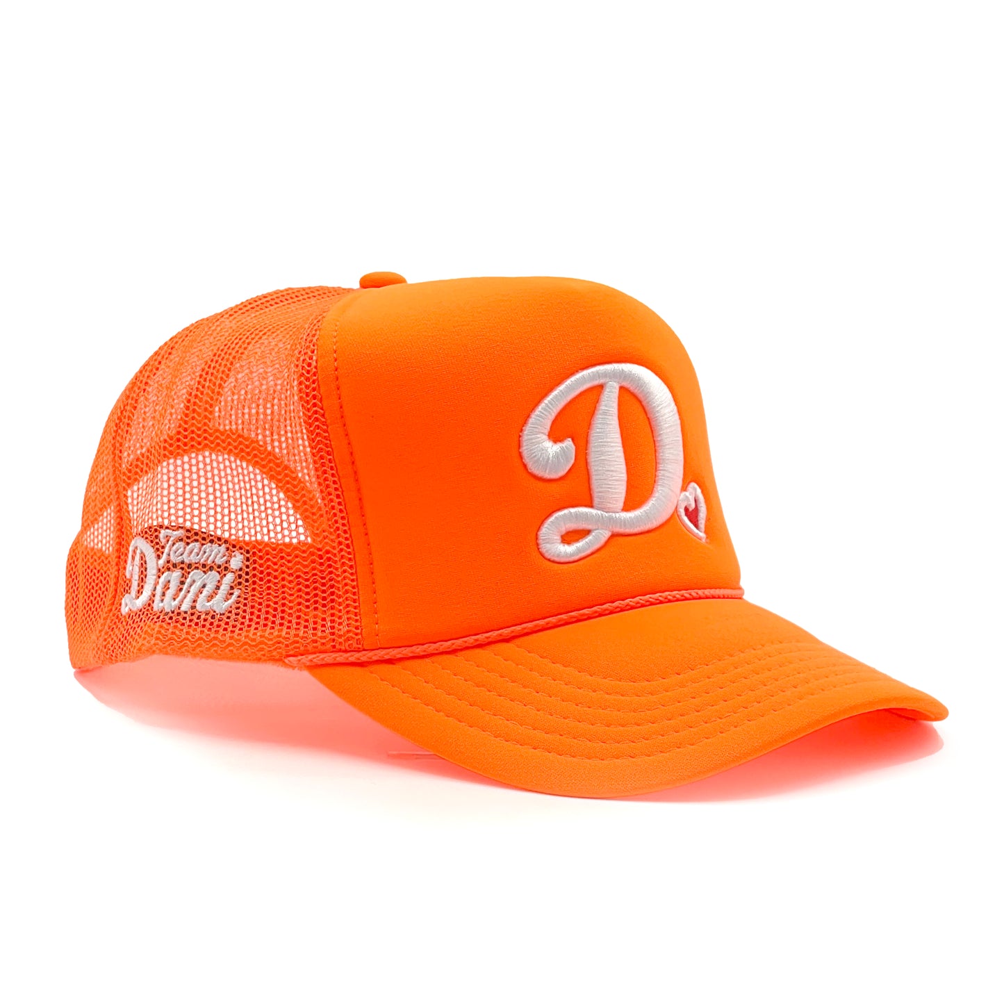 Team Dani - Foam Front Trucker - Neon Orange