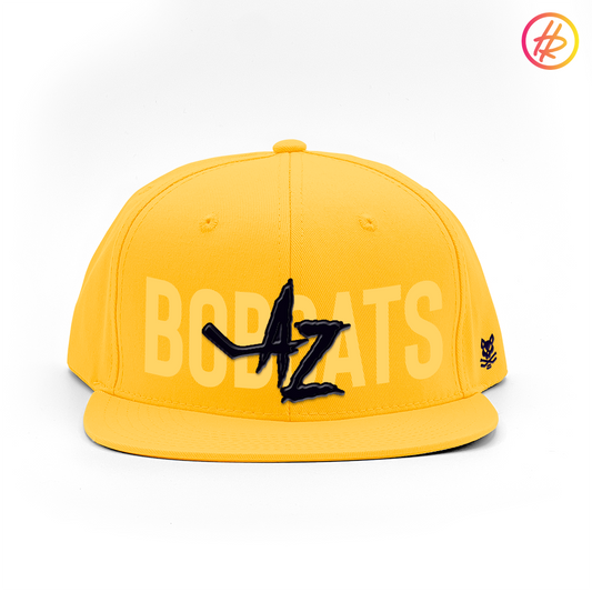 2014 "AZ" Interlock Bobcats + Hatty Ratty™ - Flat Bill - Gold
