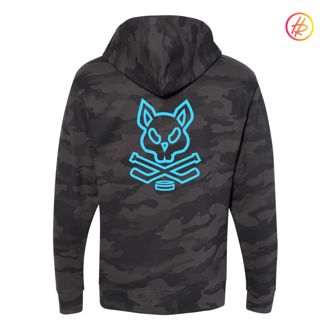Adult Rink Rat Hoodie - Black Camo
