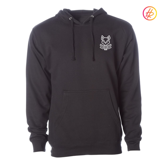 Adult Rink Rat Hoodie - Black