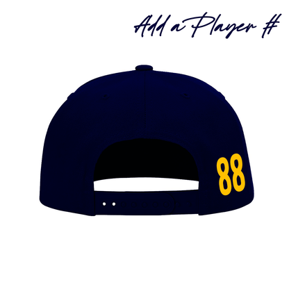 2014 AZ Bobcats + Hatty Ratty™ - Flat Bill - Navy w/Gold & White