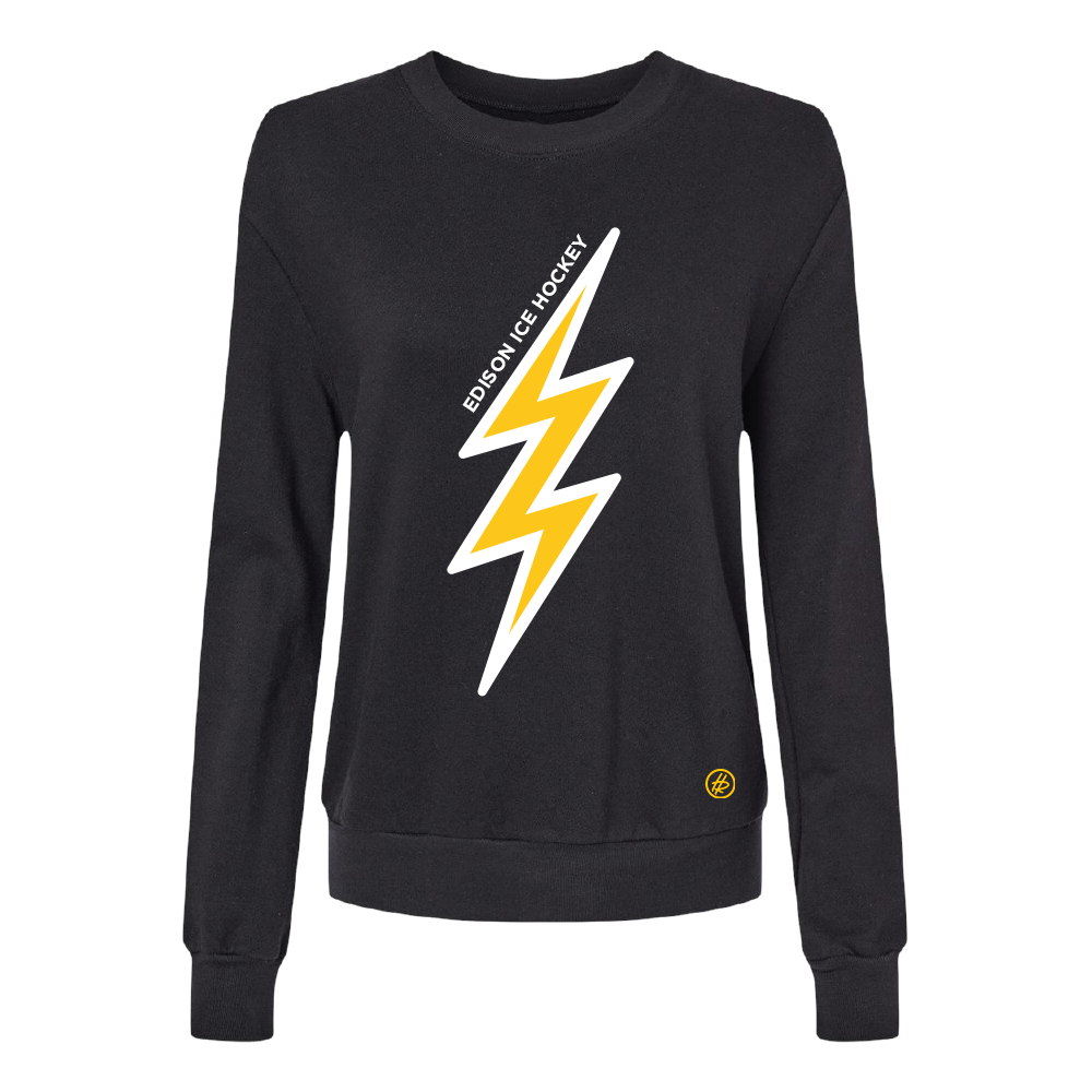 Edison HC - Bolt Front Crewneck - Womens