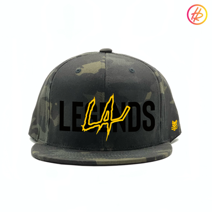 LA HOCKEY LEGENDS + Hatty Ratty™ - Flat Bill - Black Camo