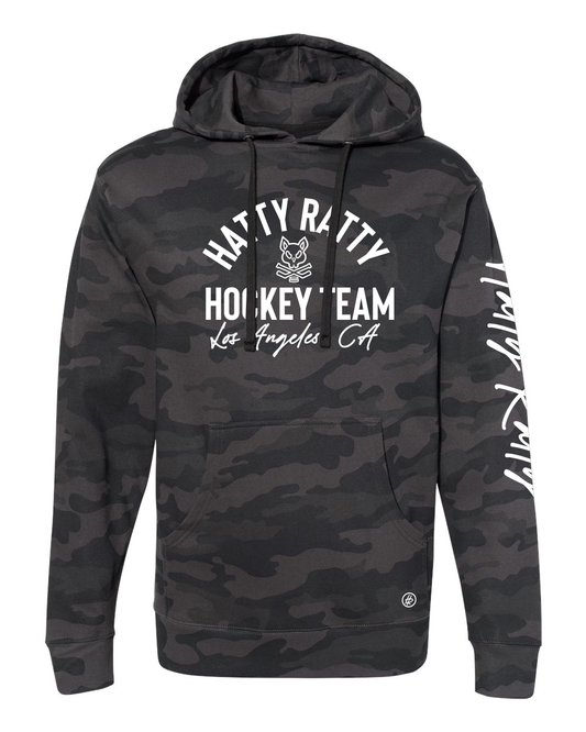 Hatty Ratty™ Hockey Team - Fleece Hoodie - Adult - Black Camo