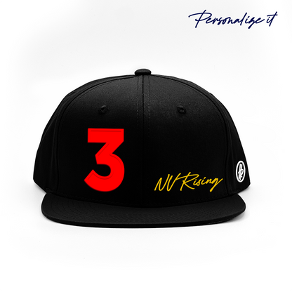 NV RISING Numbered Flat Bill - YOUTH - CUSTOMIZABLE