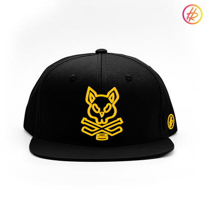 Goldrush + Hatty Ratty™ - Flat Bill - Black - Customizable