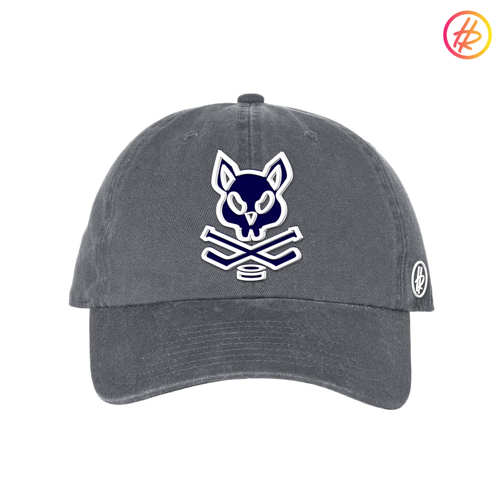 Charcoal Hatty Ratty Rink Rat Dad Hat