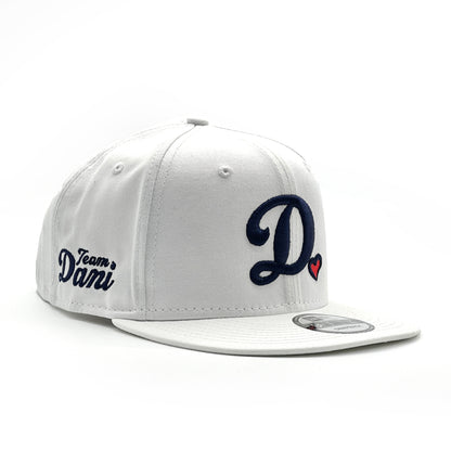 Team Dani D❤️ NewERA 9FIFTY Hat - White
