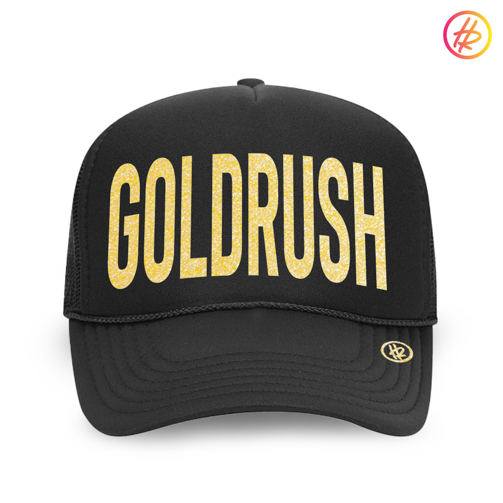 Goldrush + Hatty Ratty™ - Foam Trucker - "GOLDRUSH" - Black Edition