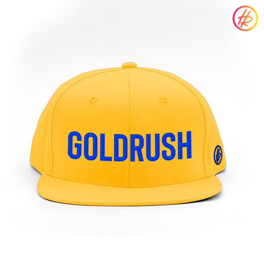 "Goldrush" + Hatty Ratty™ - Flat Bill - Gold - Customizable