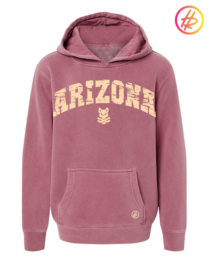 Hatty Ratty™ Arizona Hockey Hoodie - Coyotes Pigment Red - Youth