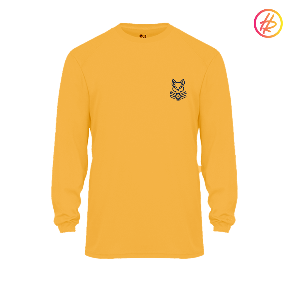 2014 AZ Bobcats + Hatty Ratty - Tri-Blend Performance Long Sleeve Tee - Adult