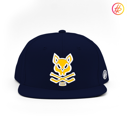 2014 AZ Bobcats + Hatty Ratty™ - Flat Bill - Navy w/White & Gold