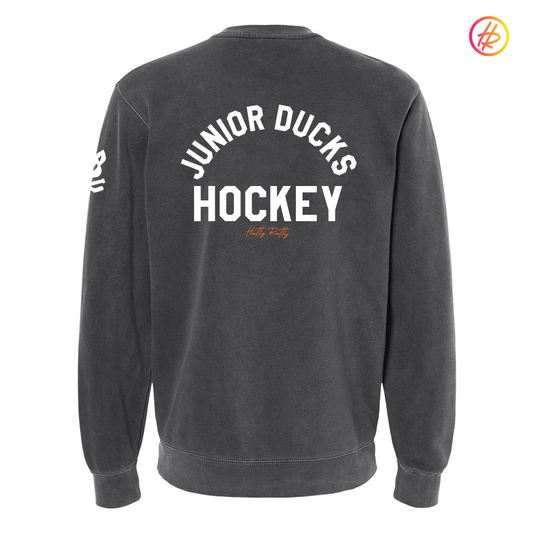 Jr. Ducks® + Hatty Ratty Pigment Dyed Game Day Crewneck Sweater