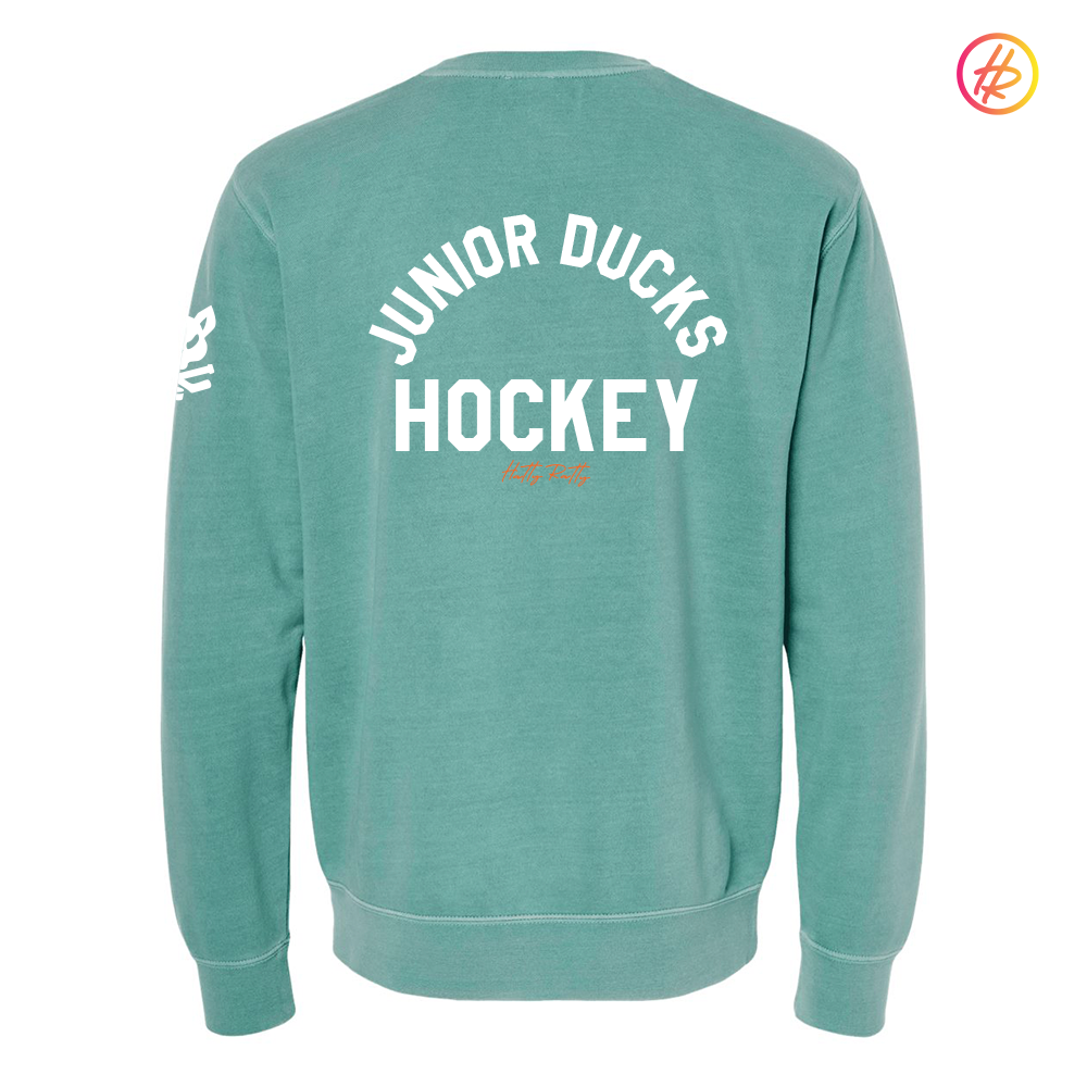 Jr. Ducks® + Hatty Ratty Pigment Dyed Game Day Crewneck Sweater