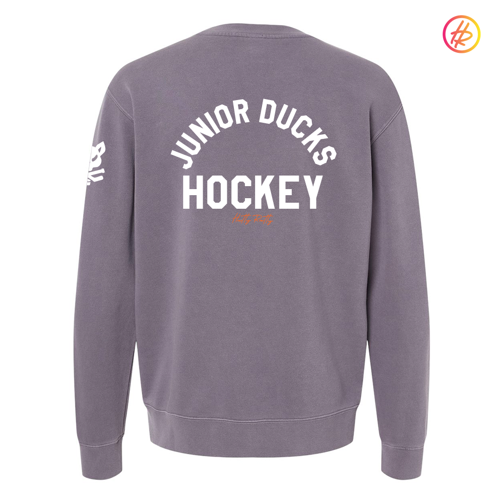 Jr. Ducks® + Hatty Ratty Pigment Dyed Game Day Crewneck Sweater