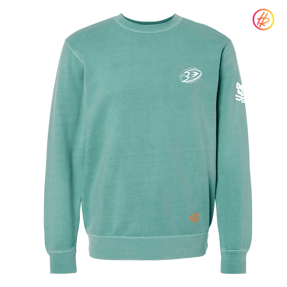 Jr. Ducks® + Hatty Ratty Pigment Dyed Game Day Crewneck Sweater