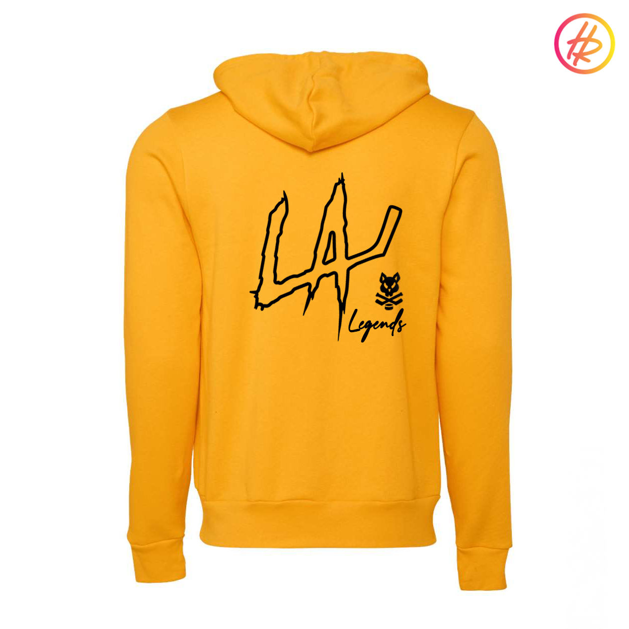 LA LEGENDS TEAM + Hatty Ratty Zip Up - Gold