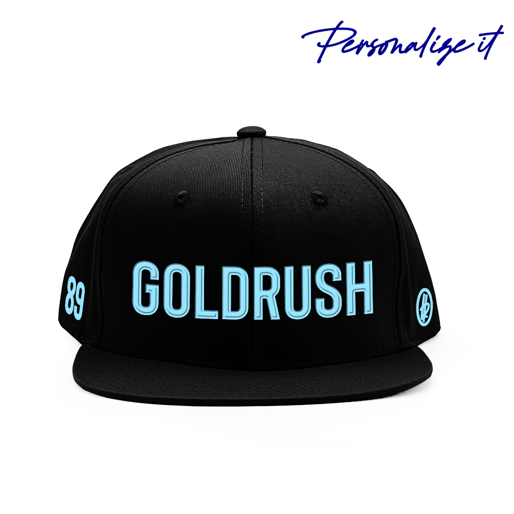 "Goldrush" Girls + Hatty Ratty™ - Flat Bill - Black - Customizable