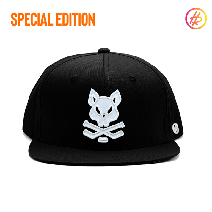 Halloween Rink Rat Flat Bill Snapback - Black