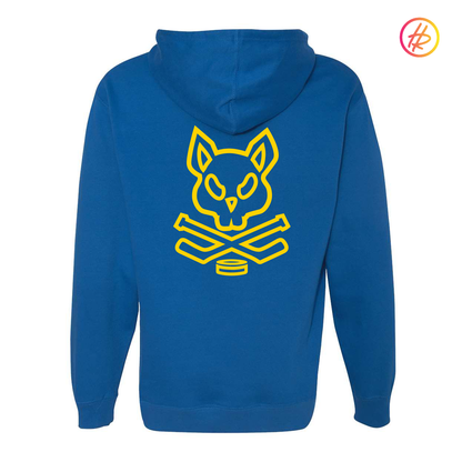 Goldrush + Hatty Ratty - Fleece Hoodie - Adult - Royal Heather