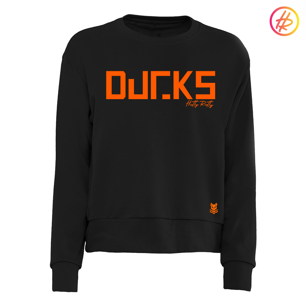 Jr. Ducks® BLOCK + Hatty Ratty Ladies Sueded Crewneck Sweatshirt