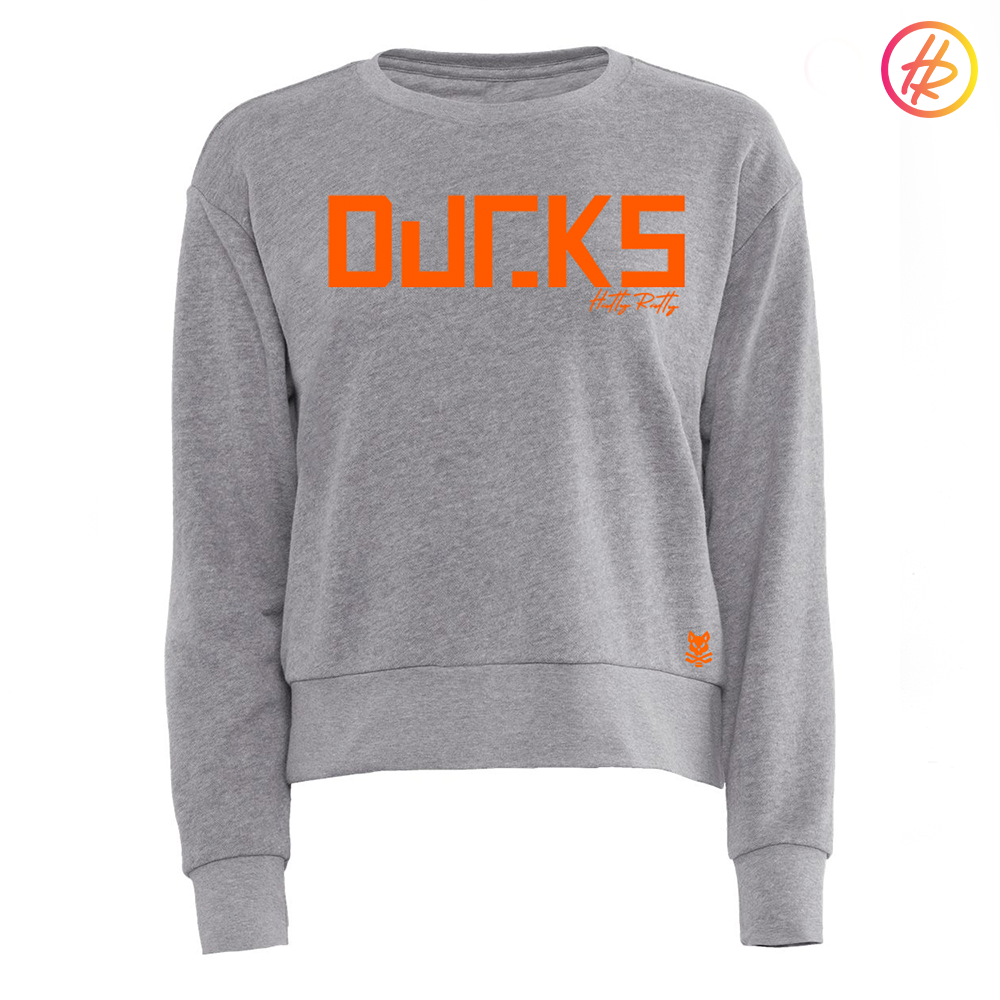 Jr. Ducks® BLOCK + Hatty Ratty Ladies Sueded Crewneck Sweatshirt