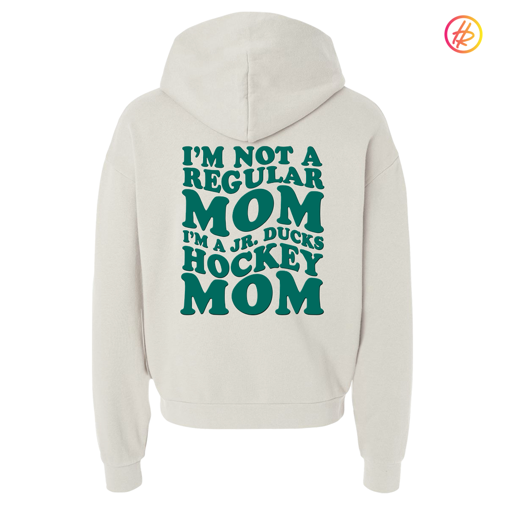 Jr. Ducks® Hockey Mom + Hatty Ratty Wave Wash Sunday Hoodie