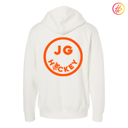 Hatty Ratty™ + Jr. Gulls Happy Hockey Pigment Dyed Hoodie