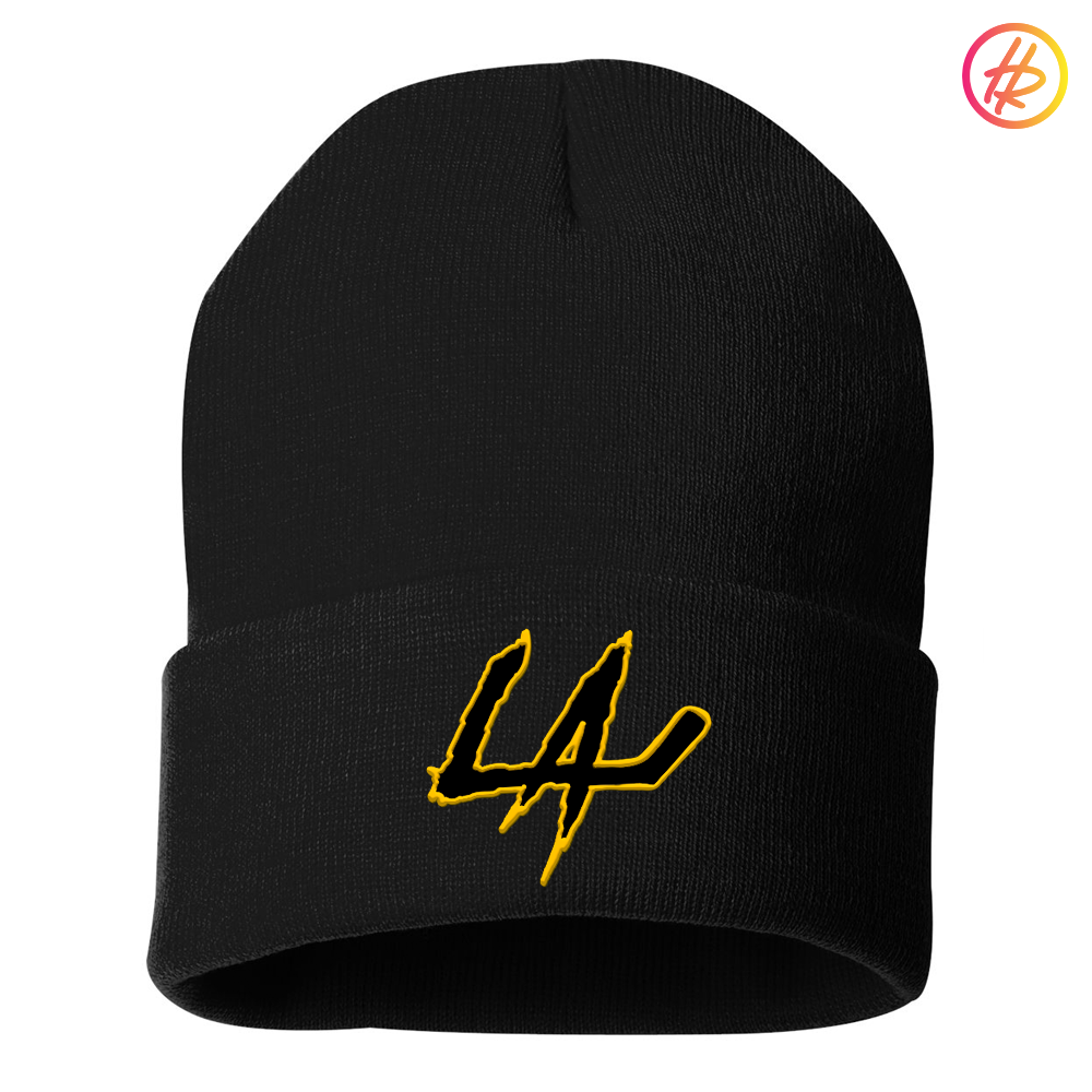 LA LEGENDS + Hatty Ratty™ LA HOCKEY - Long Beanie - Black