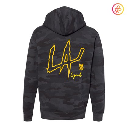 LA LEGENDS TEAM + Hatty Ratty™ Rinkside Heavyweight Hoodie - Black Camo