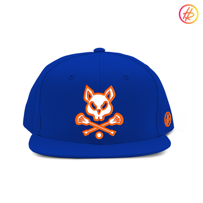 Royal Blue LAX Rat Flat Bill Snapback - Customizable